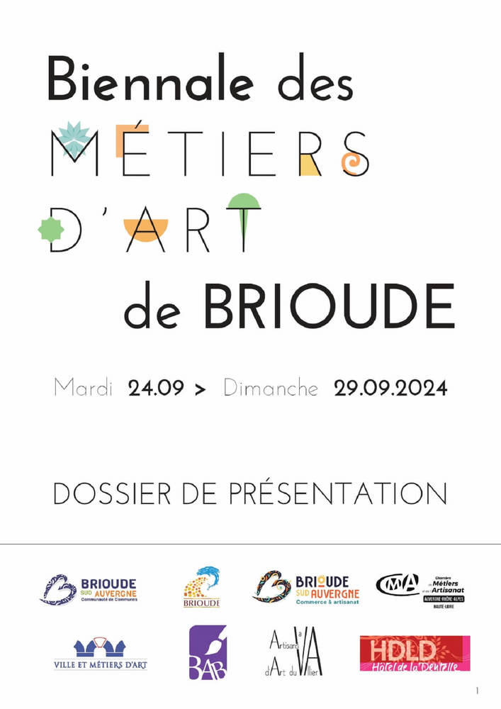 Biennale des métiers d''art de Brioude