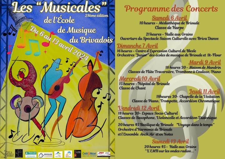 Programme Les Musicales